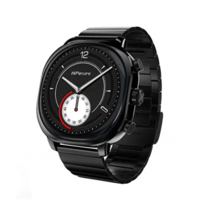 HiFuture Aix Luxury Stainless Steel Smart Watch-Black