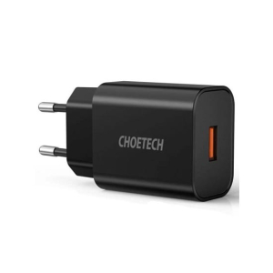 Choetech Quick 18W USB Wall Charger Black (Q5003)