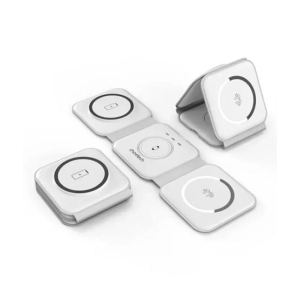 Choetech 3-in-1 Foldable Fast Wireless Charger White (T588-F)
