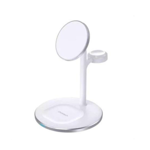 Choetech 3 In 1 Magnetic MagSafe Wireless Charger Silver (T585-F)