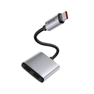 Mcdodo PD 60W 2 In 1 Dual USB-C To Type C Audio Adapter (CA-5570)