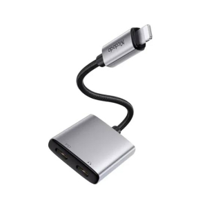Mcdodo 2 In 1 Lightning To Lightning and Audio Adapter Cable (CA-5560)