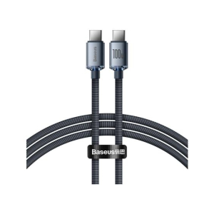 Baseus Crystal Shine 100W Type-C to Type-C Fast Charging Data Cable 1.2M Black