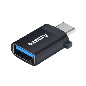 Amaze A12 Type - C To USB 3.0 Mini OTG Adapter Black