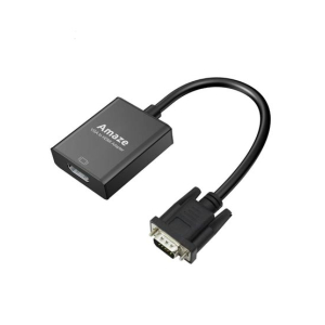 Amaze VGA To HDMI Adapter With Audio Black (A832)