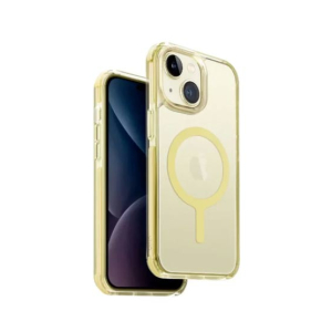 Uniq Combat Series Magclick MagSafe Case For iPhone 15 Citron Yellow