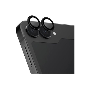 Uniq Optix Aluminium Camera Lens Protector For Samsung Galaxy Flip 6 Midnight Black