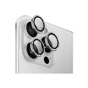 Uniq Optix Aluminium Camera Lens Protector For iPhone 16 Pro and 16 Pro Max Shimmer White
