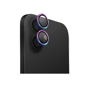 Uniq Optix Aluminium Camera Lens Protector For iPhone 16 and 16 Plus - Iridescent