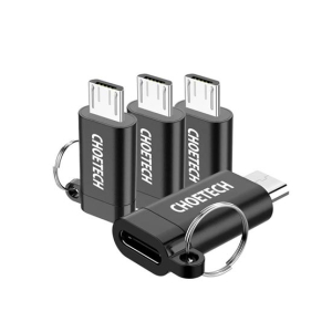 Choetech USB C To Micro USB Adapter and Type C Female To Micro USB Male (PD-4C)