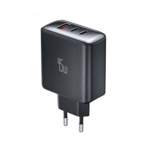 Mcdodo 45W 3 Port Fast Charger Black (EU– CH-4860)