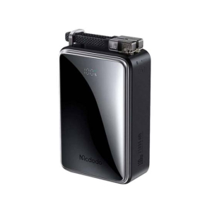 Mcdodo 100W 25,000 maH Ultra Mini Power Bank With Builtin 100W USB-C Cable Black (MC-0561)