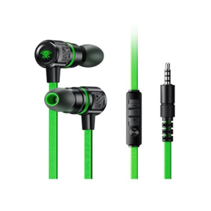 Plextone Mark IV Metal Bass Magnetic Gaming Earphones With Type C and 3.5mm Jack (G20)-Green