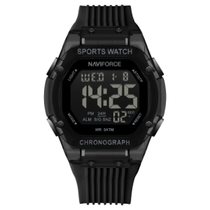 Naviforce Digital Storm Watch For Men Black (NF-7113-1)
