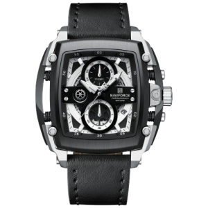 Naviforce Nitro Chronograph Watch For Men Black (NF-8067-9) 