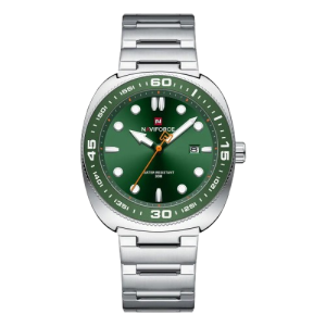 Naviforce Elite Calendar Watch For Men Silver (NF-9250-7)