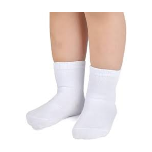 SS Mart Pairs Socks For Kids Medium Baby Socks White - Pack of 4
