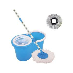 Genshirts Magic Spin Mop Set Home Cleaning Tool for Floors