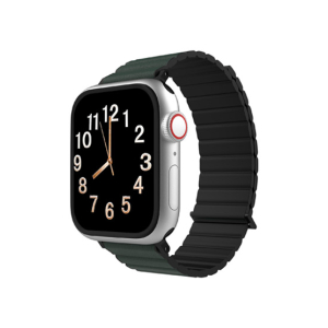JCPAL FlexDuo Strap For Apple Watch - Black/Midnight Green (JCP6318)