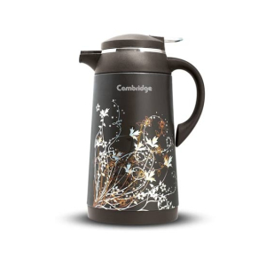 Cambridge Hot & Cold Thermos Jug 1Ltr Dark Brown (VF1001-MS)