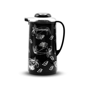 Cambridge Hot & Cool Thermos Jug 1ltr Black/White (VF2001-MS)