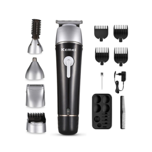 Kemei 10-in-1 Professional Men's Grooming Kit Black (KM-1015)