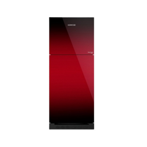 Kenwood Invertech Inverter Glass Door Freezer-on-top Refrigerator 10 Cu Ft  Maroon (KRF-23357)