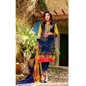 Khaddi Embroidered Summer Collection 2020 Vol 02 3 Piece (05b)