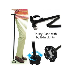 Kharedloustad Trusty Cane LED Folding Walking Stick
