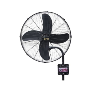 Khurshid Fans Mega AC-DC 20" Bracket Fan Black