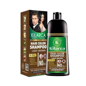 Kilarca 5 In 1 Hair Color Shampoo Light Brown 200ml