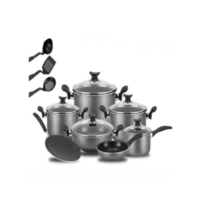 Kitchen King Non Stick Cookware Set - 15 Pcs