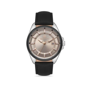 Bigotti Leather Men's Watch Black (BG.1.10327-5)
