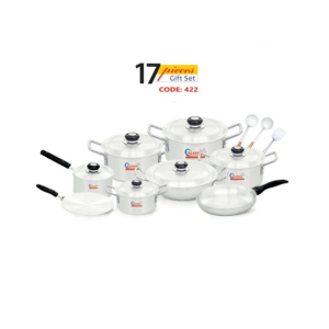 Klassic Metal Finish Cookware Gift Set - 17 Pieces
