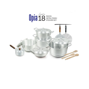 Klassic Metal Finish Cookware Gift Set - 18 Pieces