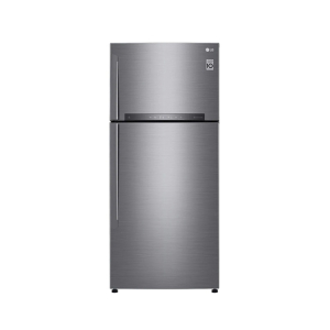 LG Smart Inverter Freezer-On-Top Refrigerator 21 Cu Ft Platinum Silver (GR-H842HLHL)