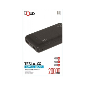Loud Tesla-XX 20000mAh Power Bank Black (PB400)