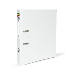M Toys A4 D-Clip Box File White (0875)
