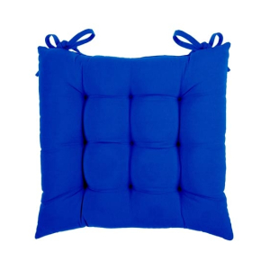 Maguari Cotton Chair Pads Dark Blue