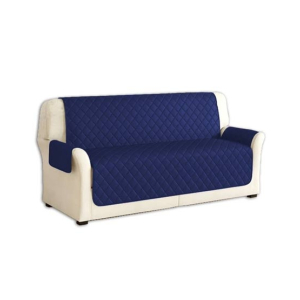 Maguari Quilted 5 Seater Sofa Cover Blue