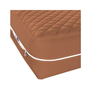 Maguari Single Zipper Mattress Cover Brown
