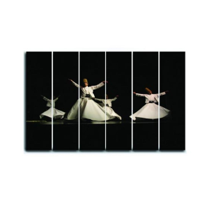 Maguari Sufi Canvas Medium Wall Frame 6 Pcs (0695)