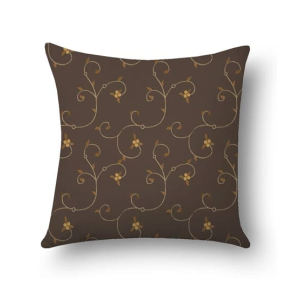 Maguari Taffeta Cushion Dark Brown