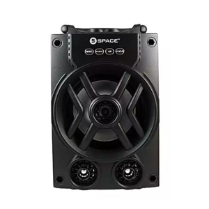 Space Rock Portable Wireless Speaker Black