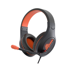 Meetion Backlit Gaming Headset With Mic Black/Orange (HP021)
