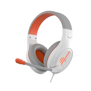 Meetion Backlit Gaming Headset With Mic White/Pink (HP021)