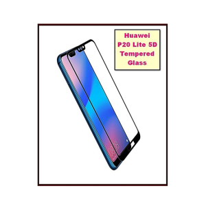 MISC 5D Tempered Glass Screen Protector For Huawei P20 Lite - Black
