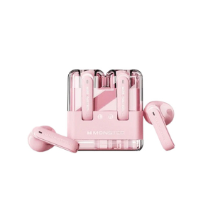 Monster Airmars True Wireless Gaming Earbuds (XKT-12)-Pink