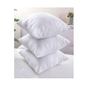 Muzamil Store Fiber Pillows White Pack of 3