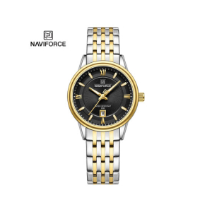 Naviforce Exlcusive Date Edition Watch For Woman's Two-Tone (Nf-8040l-3)